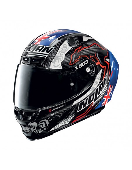 casco moto integrale X-lite X-803 RS Ultra Carbon C.STONER 10TH ANNIVERSARY in vendita online a Como