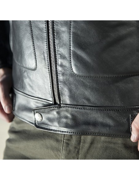 giacca pelle moto HEVIK Garage vendita online Como