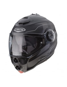 casco moto modulare caberg droid blaze nero opaco antracite vendita online Como