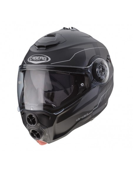 casco moto modulare caberg droid blaze nero opaco antracite vendita online Como