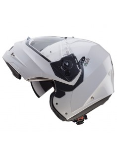 casco moto modulare caberg duke II bianco metallizzato vendita online Como 2