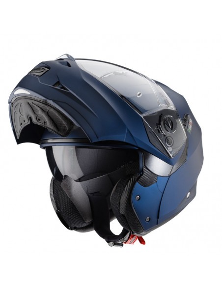 casco moto modulare caberg duke II blu opaco yama vendita online Como