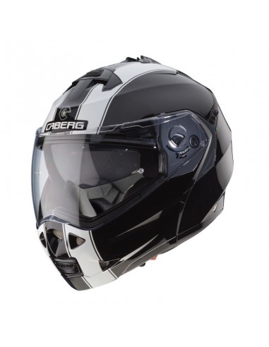 casco moto modulare caberg duke II legend nero bianco vendita online Como