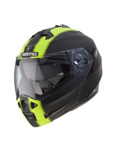 casco moto modulare caberg duke II legend nero opaco giallo fluo vendita online Como