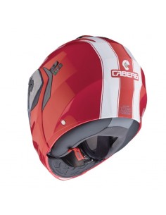 casco moto modulare caberg duke II legend rosso bianco vendita online Como 2