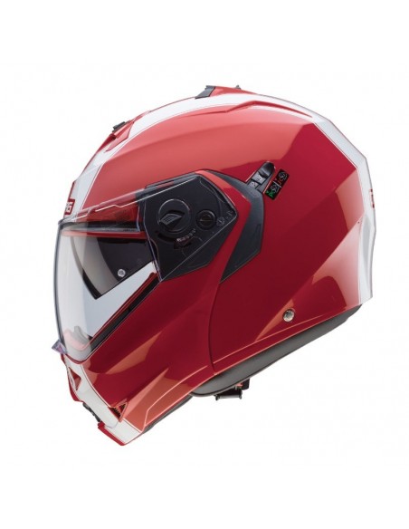 casco moto modulare caberg duke II legend rosso bianco vendita online Como