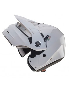 casco moto modulare caberg tourmax bianco metal vendita online Como 2