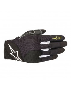 guanti moto alpinestars crossland black yellow fluo vendita online Como