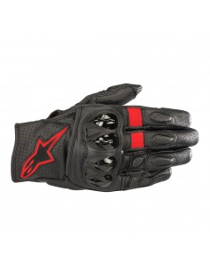 guanti moto alpinestars celer v2 black red fluo vendita online Como