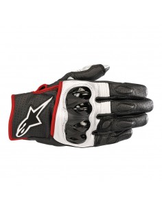 guanti moto alpinestars celer v2 black white red fluo vendita online Como