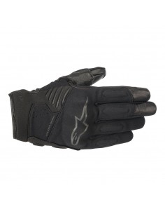 guanti moto alpinestars faster black black vendita online Como