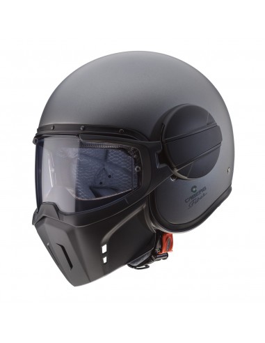 casco moto jet CABERG Ghost antracite opaco vendita online Como