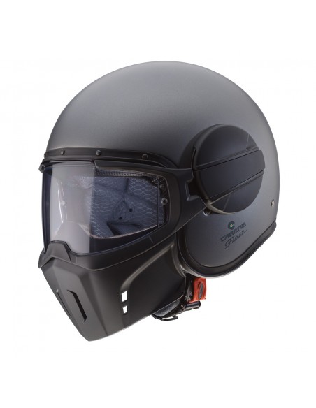 casco moto jet CABERG Ghost antracite opaco vendita online Como