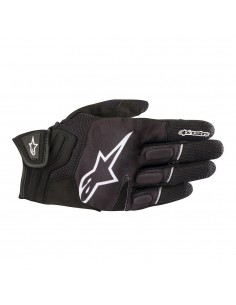 guanti moto alpinestars atom black white vendita online Como