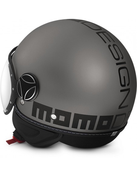  casco moto jet MOMODESIGN fgtr evo titanio nero vendita online Como