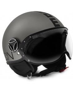  casco moto jet MOMODESIGN fgtr evo titanio nero vendita online Como 2