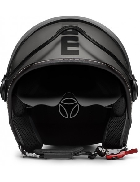  casco moto jet MOMODESIGN fgtr evo titanio nero vendita online Como