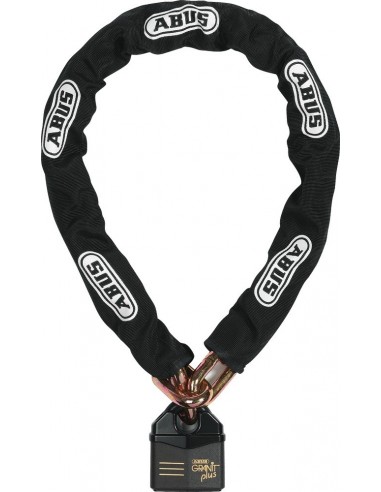 catene con chiusura moto ABUS GRANIT Power Chain 37RK/80+14 KS 120 black loop vendita online Como