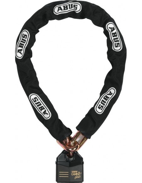 catene con chiusura moto ABUS GRANIT Power Chain 37RK/80+14 KS 120 black loop vendita online Como