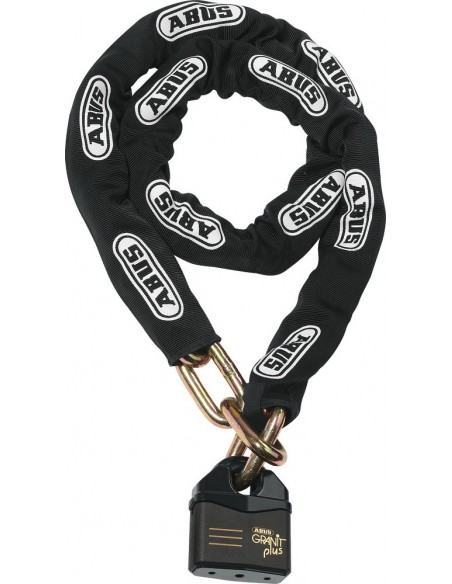 catene con chiusura moto ABUS GRANIT Power Chain 37RK/80+14 KS 120 black loop vendita online Como
