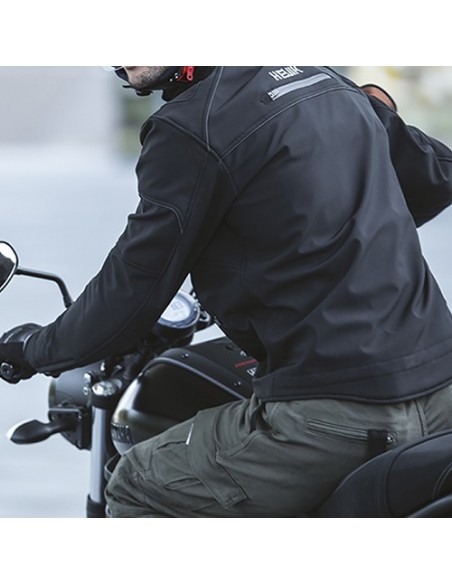 giacca moto HEVIK Antares nero vendita online Como