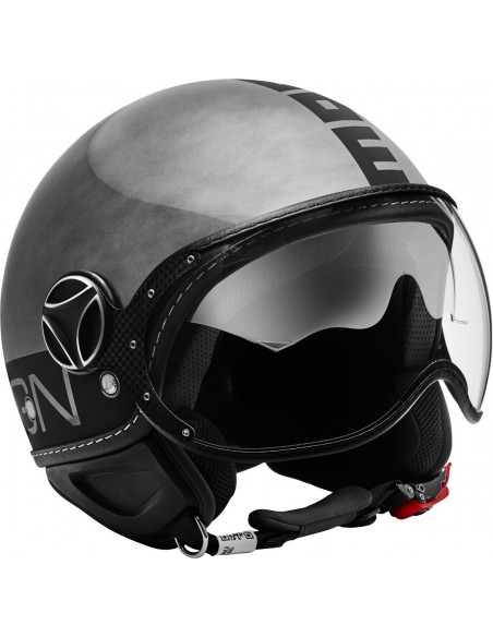Prezzo del casco moto jet MOMODESIGN fgtr evo edizione limitata inverno  metal lucido