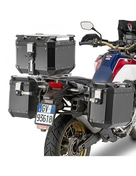 bauletti moto GIVI Trekker Outback 42 lt 2018 black line vendita online Como