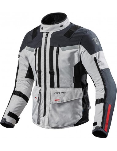 Giacca moto REVIT Sand 3 argento  vendita online Como