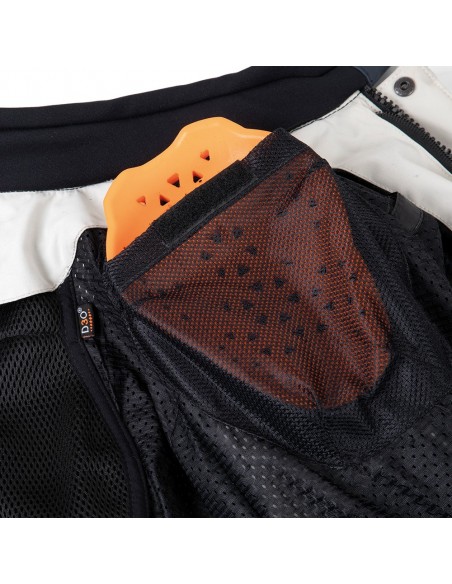 Giacca moto TUR J-one grigio-rosso vendita online Como