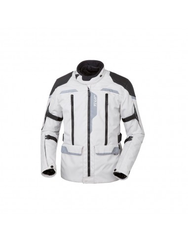 Giacca moto TUR J-two grigio nero vendita online Como