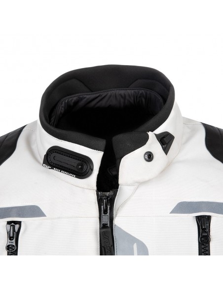 Giacca moto TUR J-two grigio nero vendita online Como