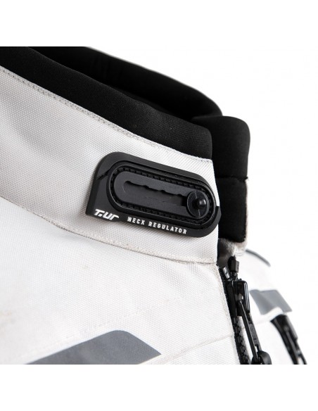 Giacca moto TUR J-two grigio nero vendita online Como