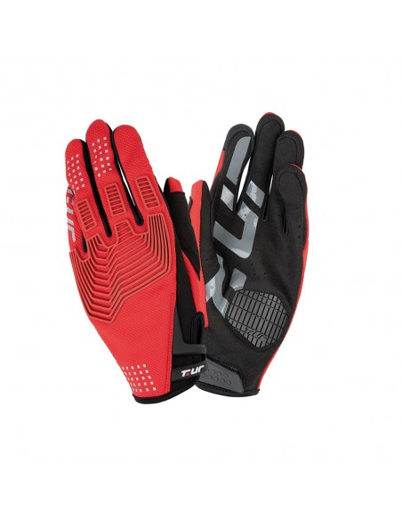 Guanto moto TUR G-three rosso vendita online Como