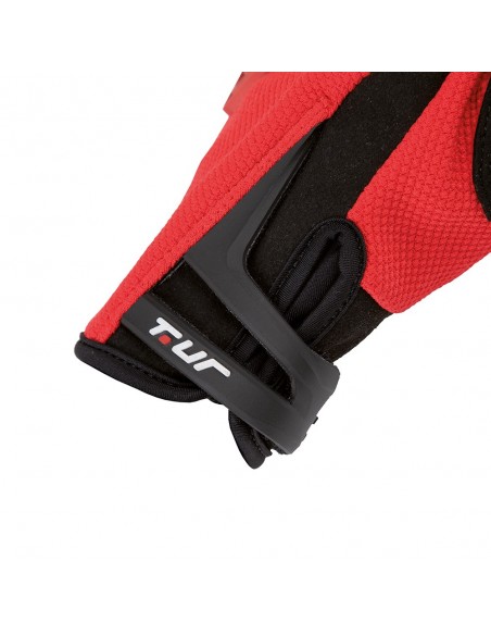 Guanto moto TUR G-three rosso vendita online Como