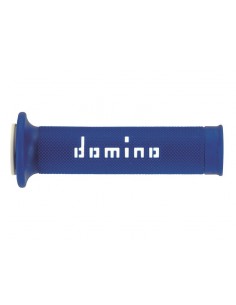 accessori moto DOMINO coppia manopole blu bianco A01041C4648B7 0   vendita online Como