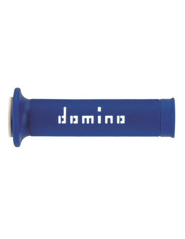 accessori moto DOMINO coppia manopole blu bianco A01041C4648B7 0   vendita online Como
