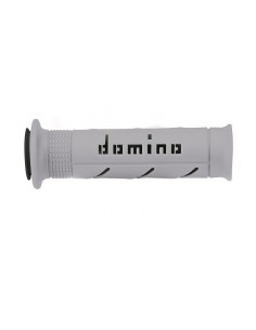 accessori moto DOMINO coppia manopole grigio nero A25041C4052   vendita online Como