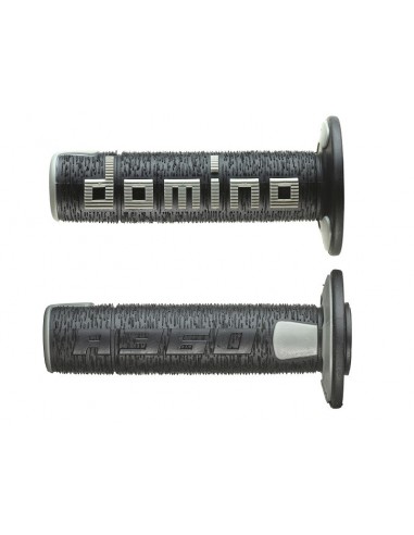accessori moto DOMINO coppia manopole nero grigio A36041C4052   vendita online Como