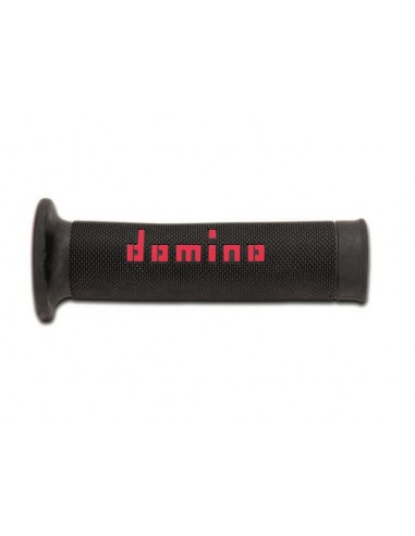 accessori moto DOMINO coppia manopole nero rosso A01041C4240B7 0   vendita online Como