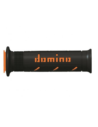 accessori moto DOMINO coppia manopole nero arancione A25041C4540   vendita online Como