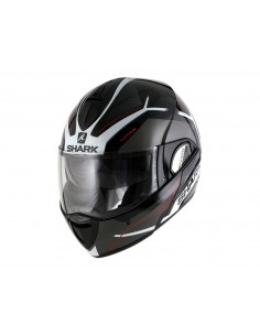 casco moto modulare SHARK Evoline  series3 nero bianco rosso vendita online Como