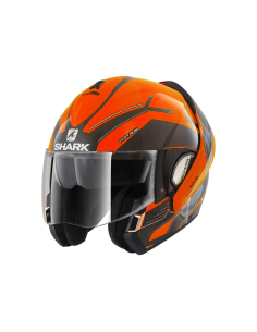 casco moto modulare SHARK Evoline  series3 arancione nero antracite vendita online Como