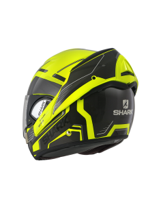 casco moto modulare SHARK Evoline  series3 giallo fluo nero antracite vendita online Como 2