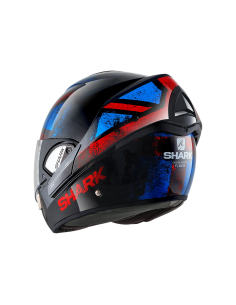 casco moto modulare SHARK Evoline  series3 nero blu rosso vendita online Como 2