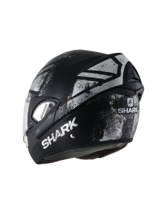 casco moto modulare SHARK Evoline  series3 nero cromo argento vendita online Como 2