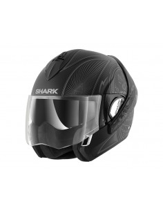 casco moto modulare SHARK Evoline  series3 nero mat argento vendita online Como