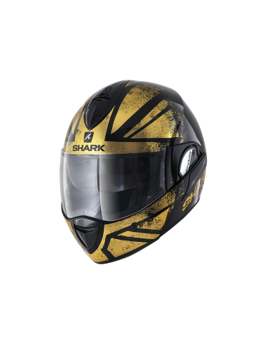 Prezzo del casco moto modulare SHARK Evoline series3 nero oro