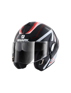casco moto modulare SHARK Evoline  series3 nero rosso bianco vendita online Como