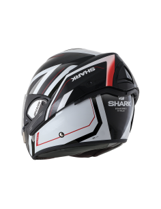 casco moto modulare SHARK Evoline  series3 nero rosso bianco vendita online Como 2