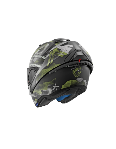 casco moto modulare SHARK evo one 2 antracite giallo nero vendita online Como